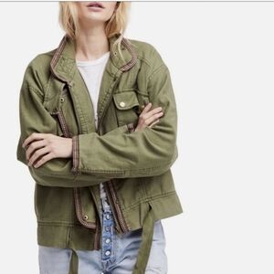 Free People Flight Line Bomber - XS
